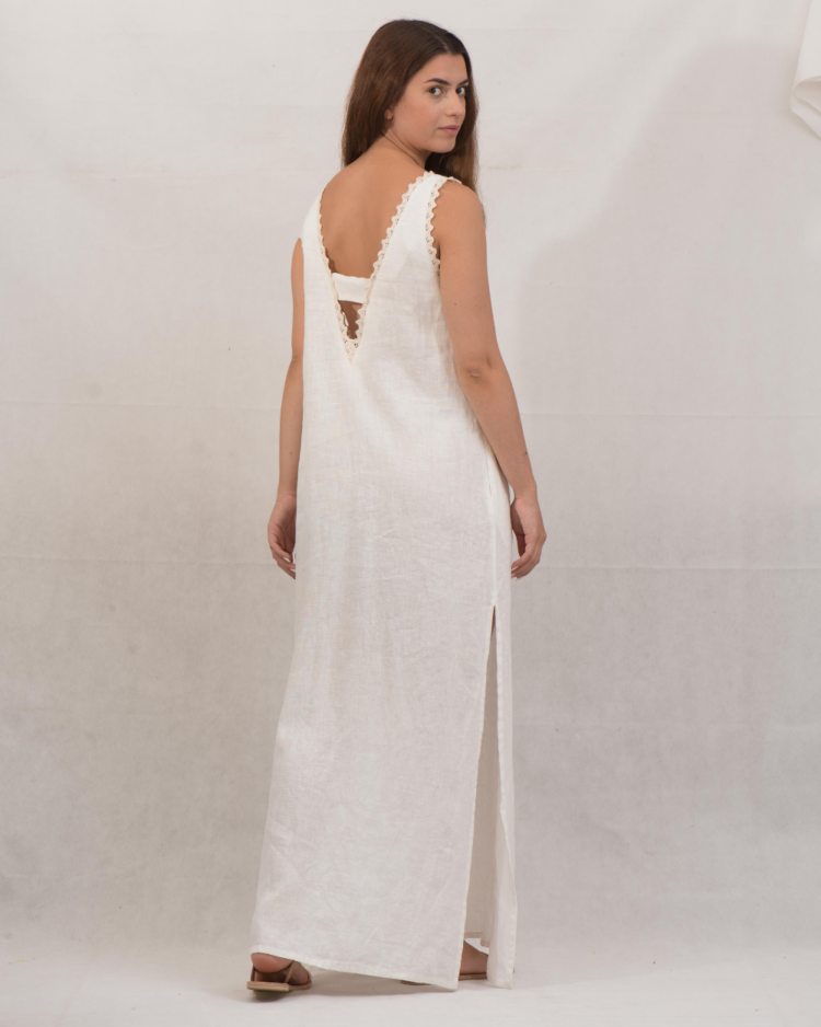 Aniyah dress white | NEMA