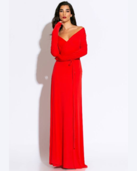 Κρουαζέ φόρεμα κόκκινο | C-Throu