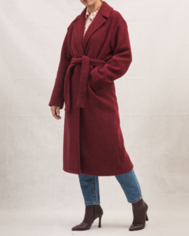Kelly red coat | Dolce Domenica