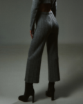 Πλεκτή παντελόνα crop με κοτσίδες | Combos Knitwear