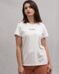 T-shirt λευκό με logo print  | Dolce Domenica