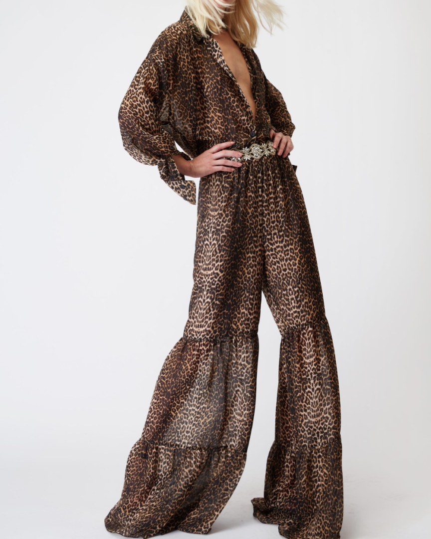 Jasmine leopard trousers | Dolce Domenica