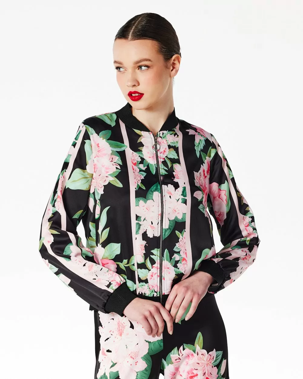 Floral bomber jacket | Forel