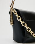 Sylvie μαύρη τσάντα | Leather twist
