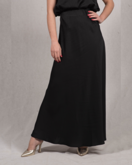 Σατέν φούστα μαύρη | MaraDoro