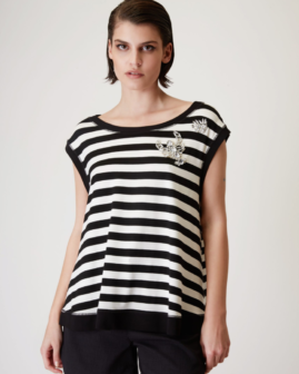Kaelie striped top | Dolce Domenica
