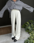 Πλεκτό rib παντελόνι | Combos Knitwear