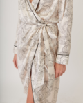 Φόρεμα κρουαζέ σατέν | Dolce Domenica