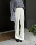 Πλεκτό rib παντελόνι | Combos Knitwear