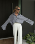 Unisex ριγέ πουκάμισο | Combos Knitwear
