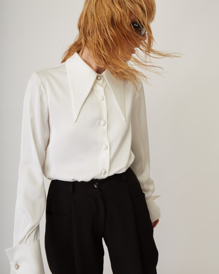 Beaux see-through πουκάμισο λευκό | Dolce Domenica