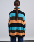 Πουλόβερ ριγέ με ζιβάγκο | Combos Knitwear