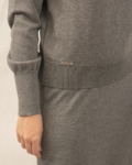 Basic ζιβάγκο μπλούζα γκρι | Combos Knitwear