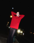 Πουλόβερ oversized κόκκινο | Combos Knitwear