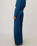 Παντελόνα σατέν μπλε | Dolce Domenica
