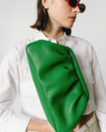 Dimi πράσινη | Leather twist