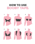 Αυτοκόλλητη ταινία ανόρθωσης στήθους λευκή |Booby tape