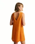 Φόρεμα αμάνικο mini λινό | Forel