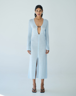 Φόρεμα πλεκτό V | Combos Knitwear